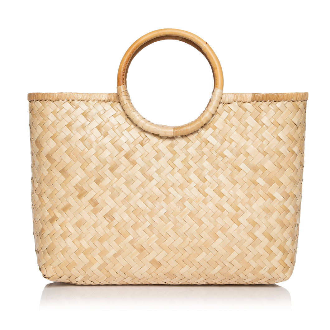 Island Life Basket in Natural Vacoas