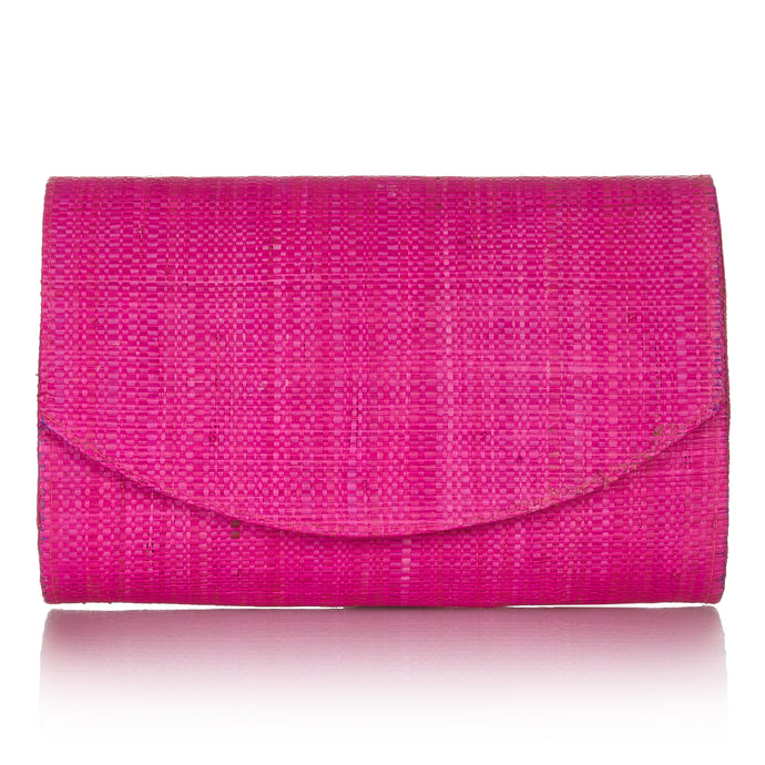 Sundown Clutch in Hibiscus Pink - Available to ship 16 January 2023